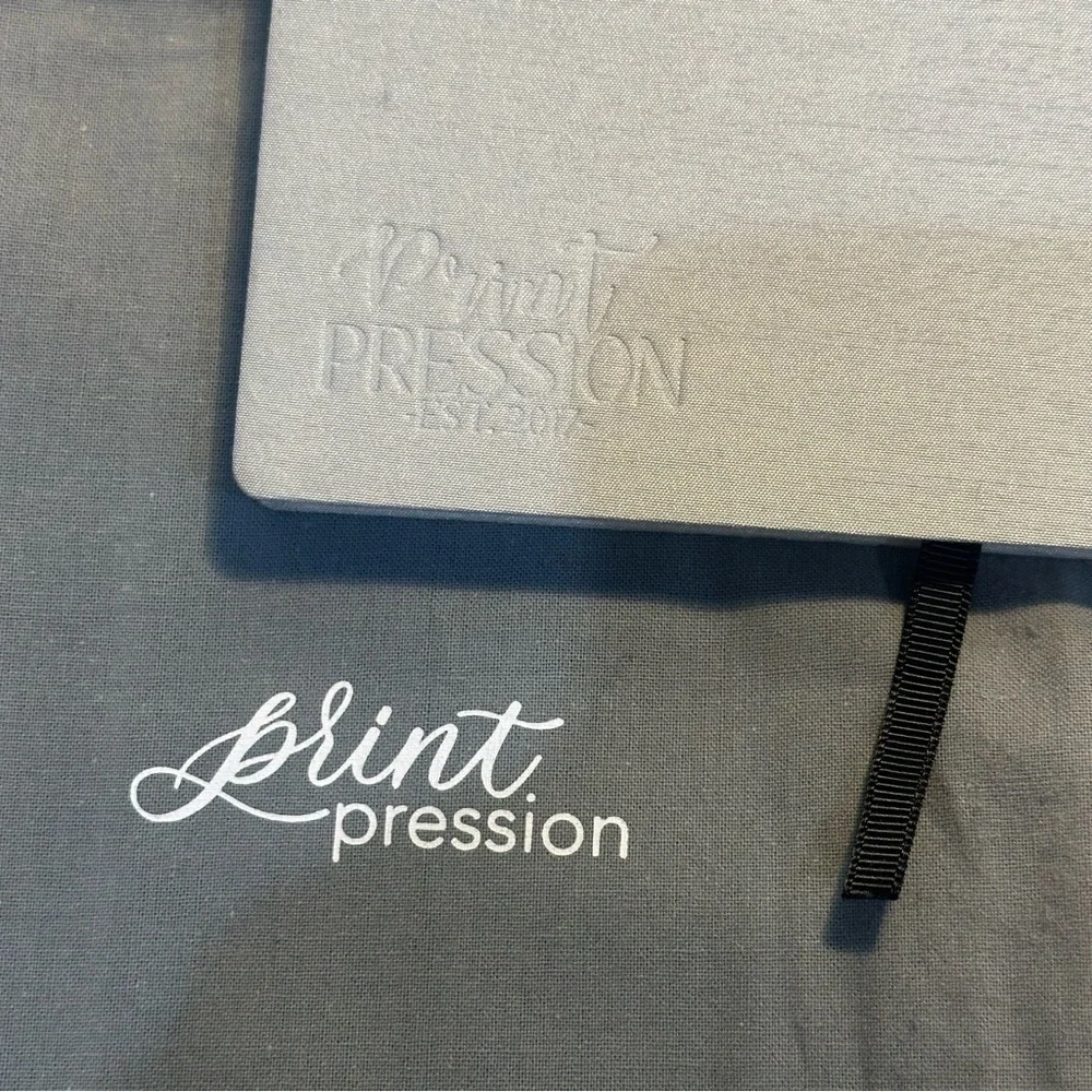 Print Pression Undated Weekly Planner Grid Hard Cover Silver Gray - Picture 4 of 4